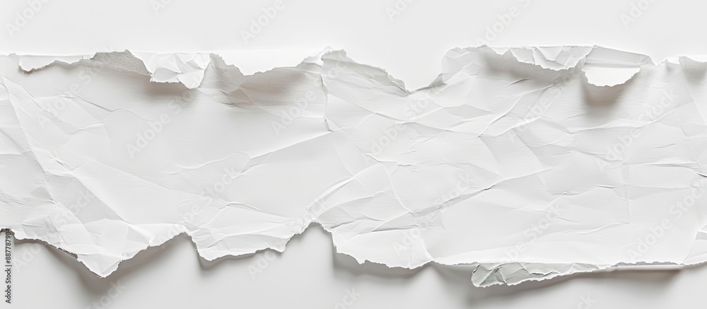 Poster Torn white paper with copy space image
