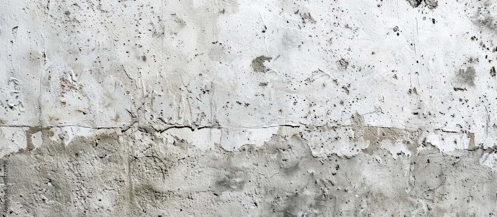Aufkleber cement wall background with a textured gray and white polish suitable for copy space image