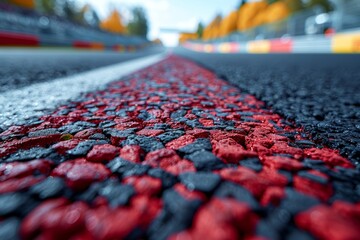 Fototapeta premium Close-up of a Race Track