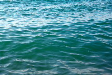 Blue sea water background texture