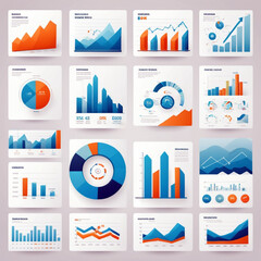 set of infographic elements