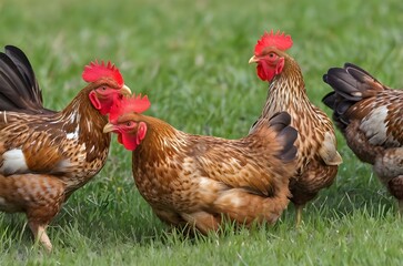 Reising ground hens on the praire