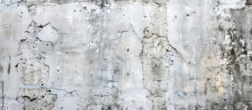 Poster aged white and gray concrete texture perfect as a background with copy space for graphic design