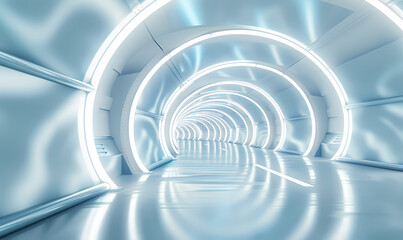 Obraz premium abstract tunnel of light