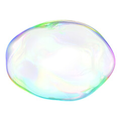 PNG gradient bubble geometric shape, transparent background