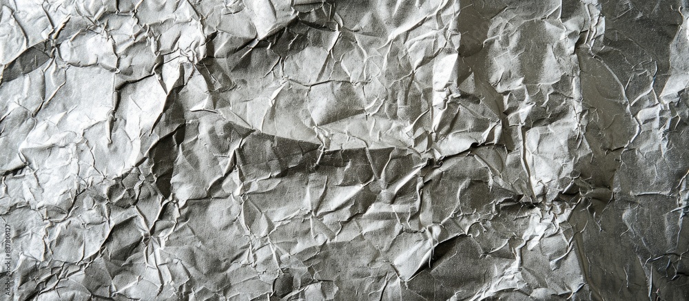 Poster japanese paper s silver texture shown in a copy space image