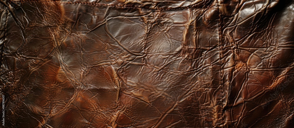 Poster background surface with a leather texture providing copy space image