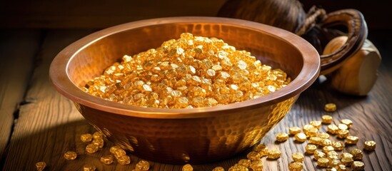 Golden Treasure in a Copper Bowl
