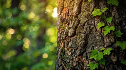 Obraz premium Background of a tree trunk