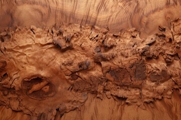 Obraz premium Burlwood Material Structure Background - Generative AI