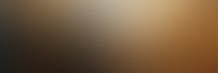 Grainy Texture and Noise in 90s Retro Abstract Background with Gradient from Dark to Light Gold