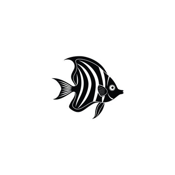 recommend clip art: butterfly fish silhouette vector
