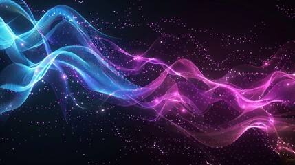 Abstract Flowing Light and Particles