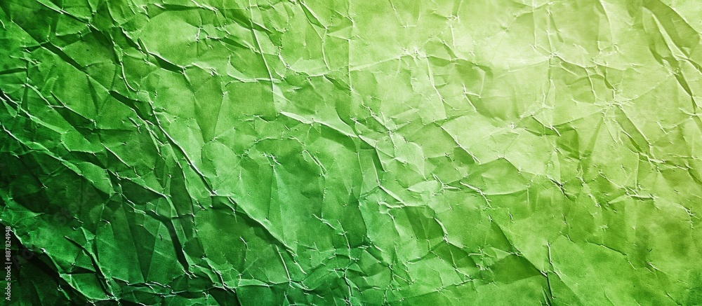 Poster vivid green paper texture with copy space image