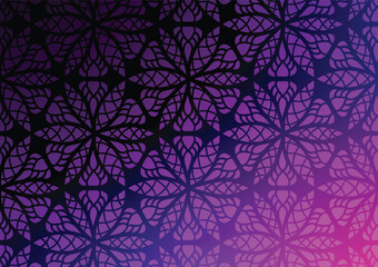 Purple pattern flower net geometric background