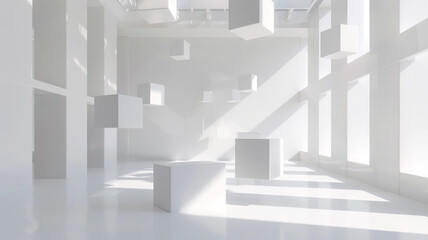 Abstract background or wallpaper with Dim Gray color 3D cube patterns. abstract background, 3D cube patterns, dim gray color, abstract wallpaper, geometric design, cube pattern, 3D background,