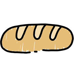 french bread cartoon