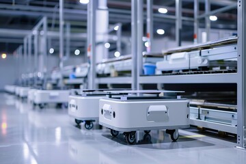 Automated Guided Vehicles in a Warehouse