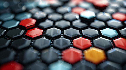 Obraz premium Hexagons pattern