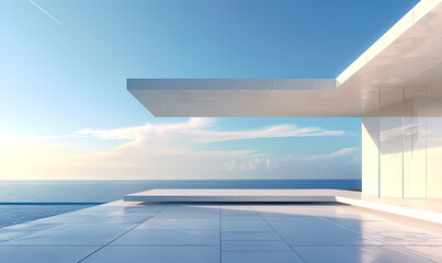 Fototapeta premium building with sky