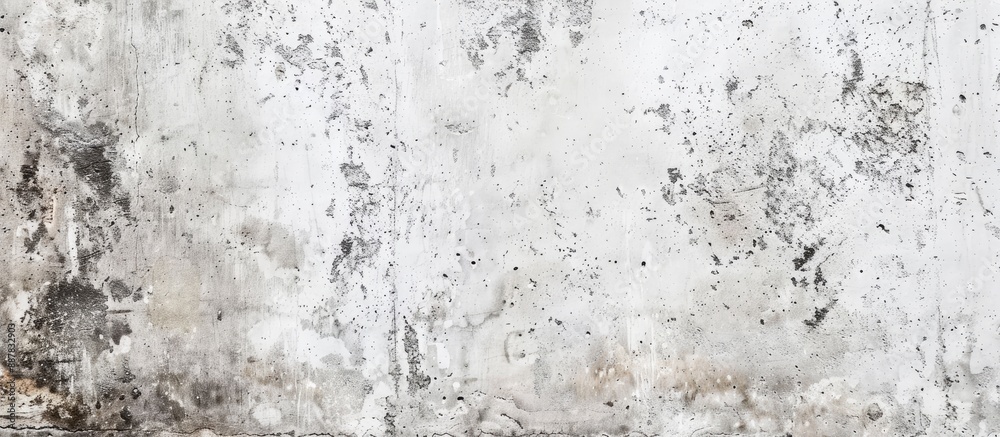 Poster Aged white and gray concrete texture perfect as a background with copy space for graphic design