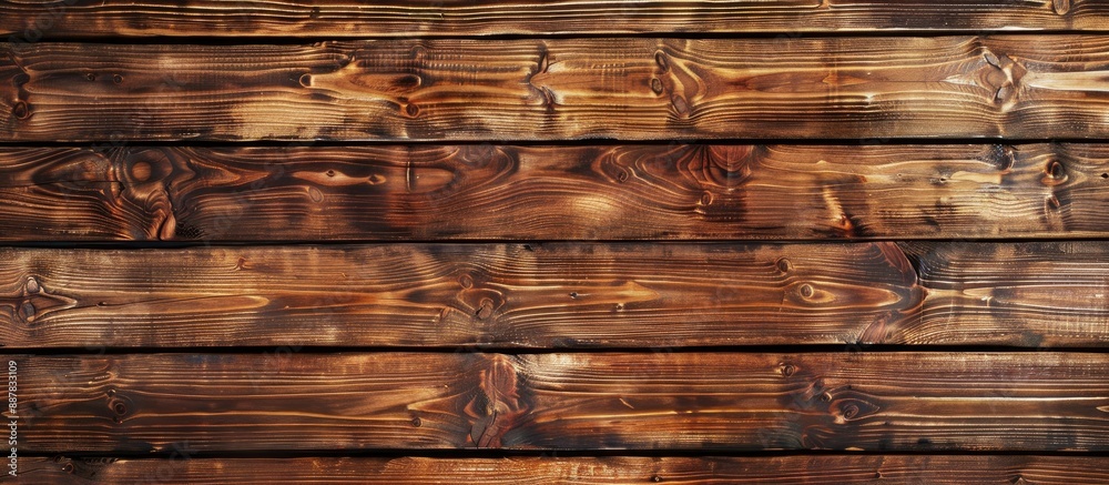 Aufkleber Wooden planks background with a natural pattern ideal as a desktop wallpaper or for website design features copy space for adding text to the image