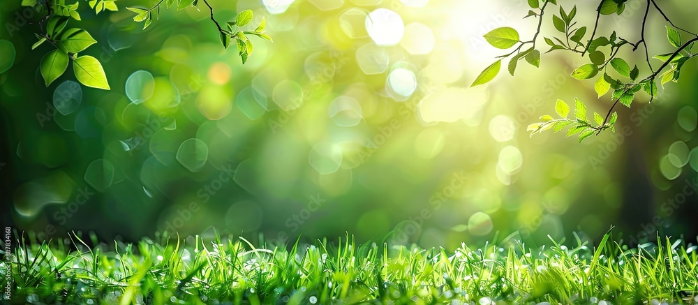 Poster nature background with copy space image