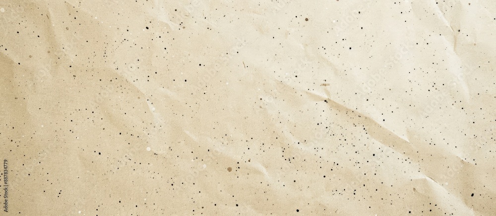 Aufkleber Light textured beige paper background with spots for a blank copy space image