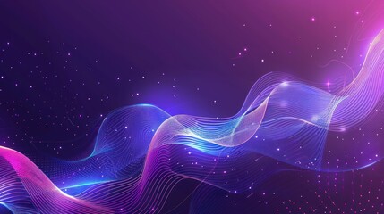 Fototapeta premium Abstract Digital Waveform Design