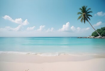 Fototapeta premium Beautiful sea beach photo