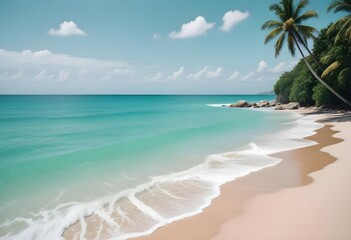 Beautiful sea beach photo
