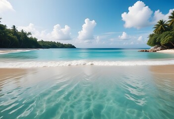 Fototapeta premium Beautiful sea beach photo