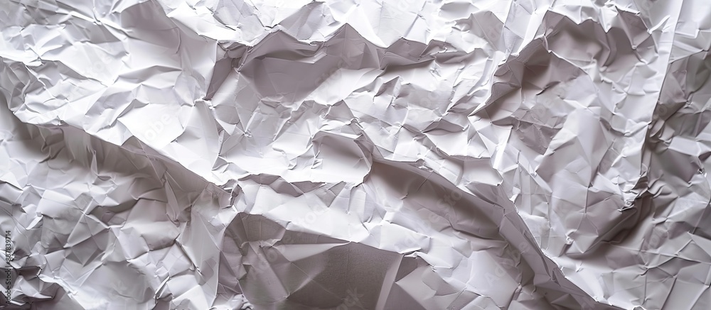 Aufkleber Texture and background of crumpled paper material with copy space image