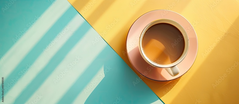 Poster Take a refreshing coffee break with a copy space image