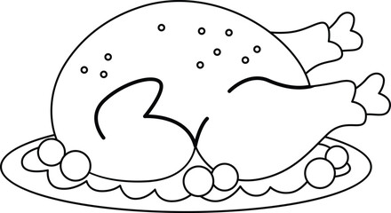 a vector of a pie from black and white coloring in black and white coloring