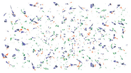 The shining gold dust, confetti with reflections. Festive background with gold glitter and confetti for celebration.Shining gold dust  texture on a transparent background. Abstract gold particles.