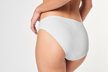 Women's panties png underwear mockup