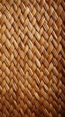 Wicker Material Structure Background - Generative AI