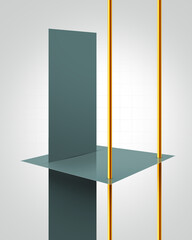 Backdrop illustration for product display