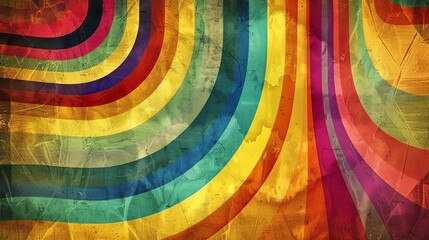 Obraz premium wavy colorful abstract background