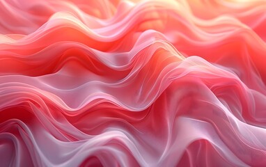 peach orange Abstract Fluid Design with Metallic Luster Texture, Modern Digital Art Background