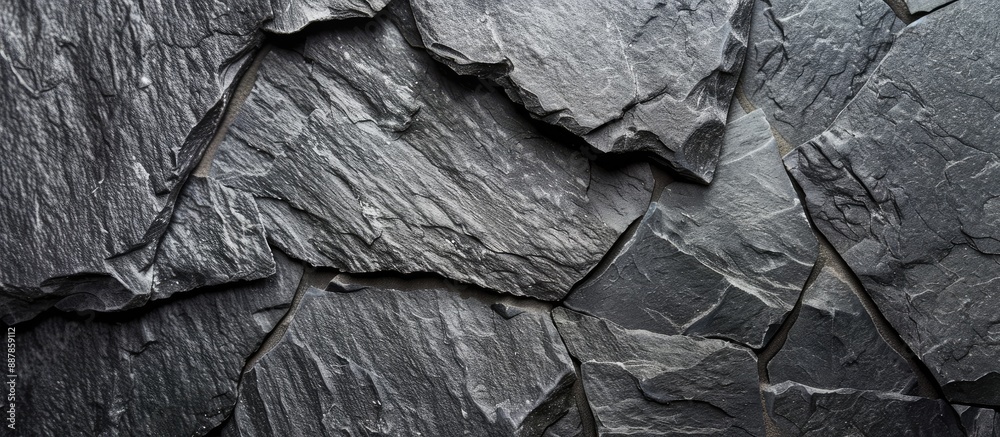 Fototapete Background with a deep slate texture providing ample copy space image