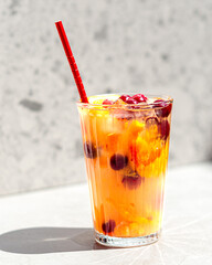 cocktail with ice
