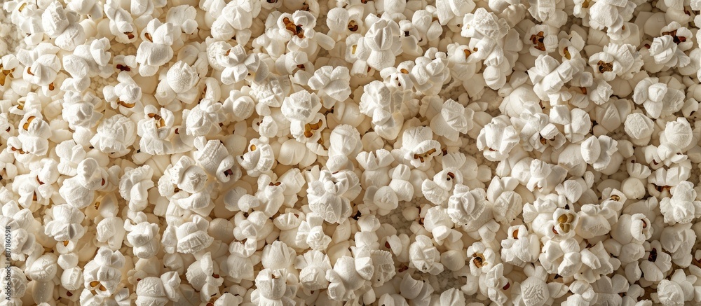 Leinwandbilder Background featuring a textured surface resembling popcorn with empty space for added elements copy space image