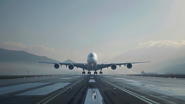 airplane flying over the clouds