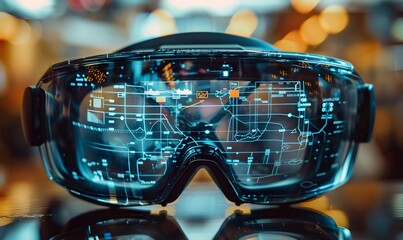 Futuristic Augmented Reality Goggles