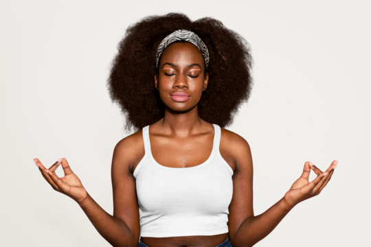 Tank top png mockup, women's yoga apparel, transparent design