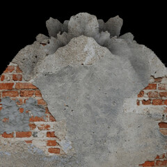 contemporary grunge style modern brickwork wall