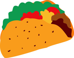 Mexican Food Set tacos