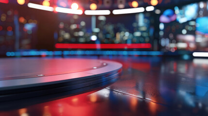 High-Resolution Background for Live News Coverage